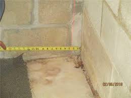 failed foundation bowing walls in