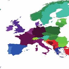 Detailed map of european union. Land Area Map Of Europe Download Scientific Diagram