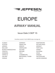 Jeppesen Airway Manual Europe