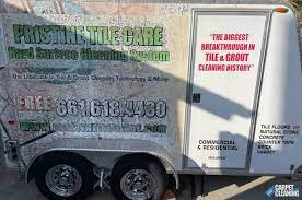 carpet tile grout cleaning trailer