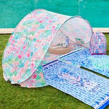 lilly pulitzer via flora sunshade tent