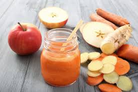 gingered carrot apple smoothie