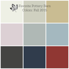 Pottery Barn Colors For Fall 2016