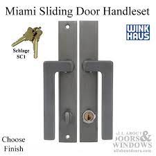 Miami Sliding Patio Door Handle Keyed