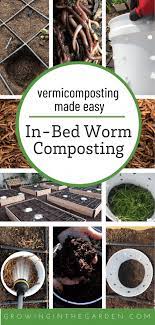 in bed worm composting