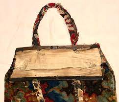 original civil war period carpet bag