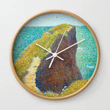 Oil Painting Wall Clock By Enshape