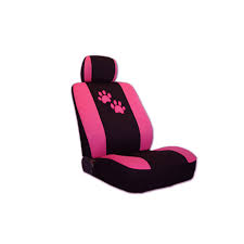 For Toyota New Embroidery Pink Paws Car