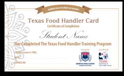 accredited food handling course