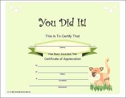 Certificate Of Appreciation Template Free Printable Stingerworld Co