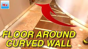 laminate flooring around curved walls