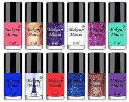makeup mania nail polish set of 12 pcs