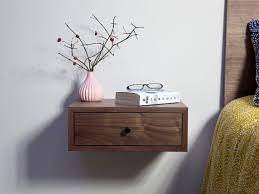 Floating Nightstand Bedside Table Mid