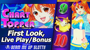 Chart Topper Slot First Look Live Play And Free Spins Bonus In New Konami Game