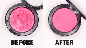 how to fix broken makeup powder you
