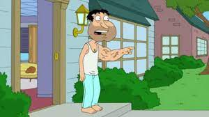 Quagmire with one strong arm