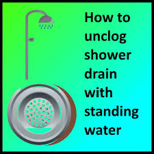 In the case of a clogged toilet or a clogged kitchen sink, a large obstruction may be to blame—but shower drains mostly slow down when they accumulate hair, lint, or residue from bath products over time. How To Unclog A Shower Drain With Standing Water Shower Eden