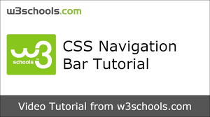 w3s css navigation bar tutorial