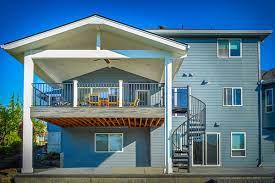 Second Story Deck And Patio Cover With