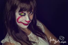 diy halloween make up horror clown