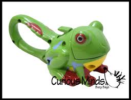 Specimens vary greatly in color and pattern. Clearnance Sale Light Up Frog Carabiner Keychain Sensory Toy Curious Minds Busy Bags