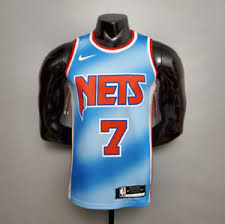 James harden is heading to brooklyn, joining old teammate kevin durant and kyrie irving to give the nets a potent trio of the some of the nba's highest scorers. Brooklyn Nets Blue Nba Jerseys For Sale Ebay