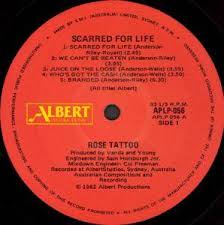 Rose tattoo revenge (scarred for life 2006). Scarred For Life Lp 1982 Re Release Von Rose Tattoo