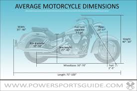 motorcycle dimension chart