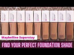 maybelline superstay foundation shade