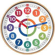 Kids Clock Telling Time Teaching