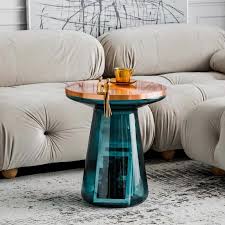 Nordic Glass Coffee Table Living Room