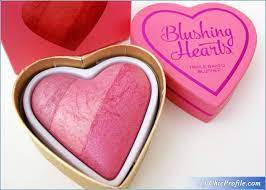 makeup revolution blushing heart i