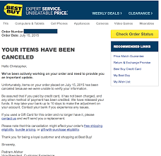 Once they accept your cancellation, a few things will happen. Best Buy Error In Your Favor Consumerist