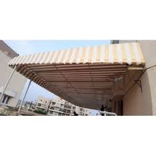 yellow white fixed frame canopy at rs