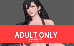 3D file TIFA NAKED NUDE HENTAI NAUGHTY SEXY GIRL FINAL FANTASY CHARACTER  ANIME 3D MODEL NFSW 🫦・3D print design to download・Cults