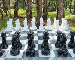 frp resin polymer big outdoor chess