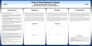 Free Scientific Poster Templates Template Word For Research