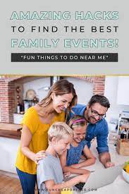 family events near me how to find