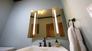 bathroom with this smart mirror