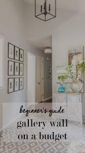 Diy gallery wall ~ hang empty frames in your child's playroom or bedroom so that they can hang their artwork. Gallery Wall On A Budget Beginner S Guide