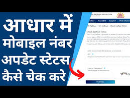how to check status of mobile number