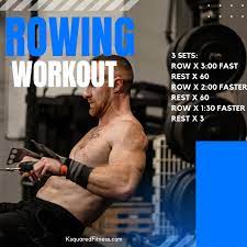 rowing workouts concept 2 3 row