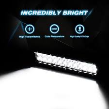 Nilight 12 Inch 72w Combo Led Light Bars Off Road Light Horizontal B Nilight Led Light