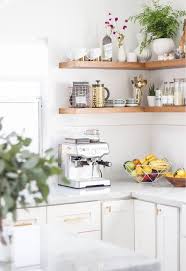 how to style your open kitchen shelving