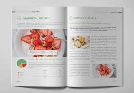 nutrition t brochure template