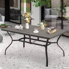 Metal Patio Dining Table