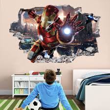 Iron Man Superhero Wall Decal Sticker