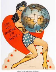 Send an instant ecard to your friends and family with 123cards.com. Wonder Woman Vintage Valentine S Day Card Dc 1940s Lot 15684 Heritage Auctions