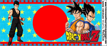 Goku y sus amigos regresan con dragon ball super para llevar más lejos que nunca su nivel de poder de saiyan, disponible completa en crunchyroll. Dragon Ball Z Free Printable Candy Bar Labels Oh My Fiesta In English