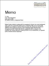 are there types of memos